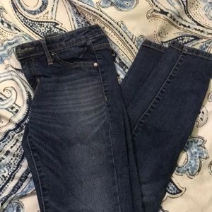 Mid-rise ankle jeggings